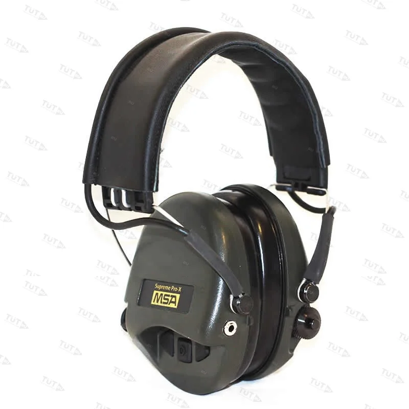 Активные наушники MSA Supreme PRO X, оголовье чёрное 75302-X-02