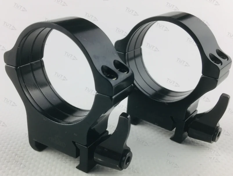 Быстросъемные кольца Rusan на Weaver 36мм, (рычаг) BH=10мм 050-36-10-R