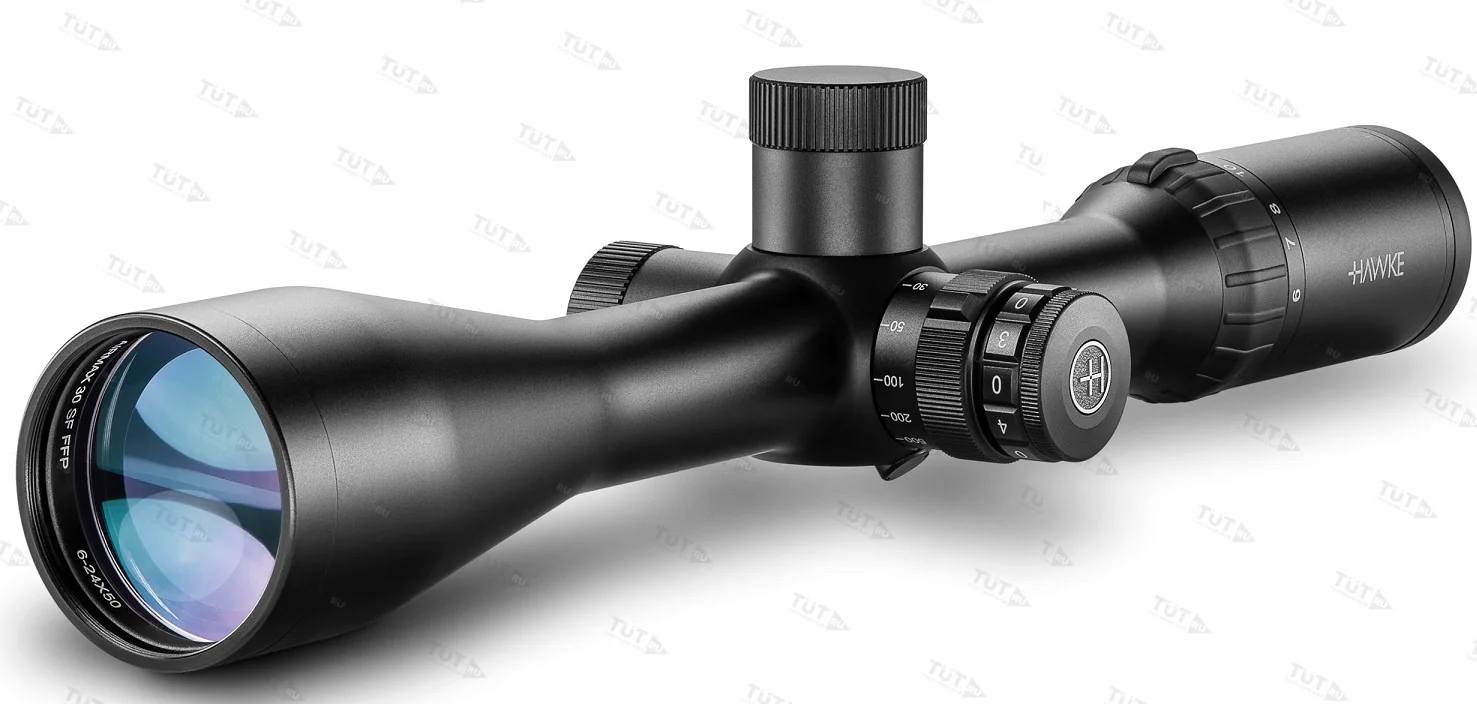 Прицел Hawke Airmax 30 FFP SF 6-24x50 (сетка AMX IR)) с подсветкой