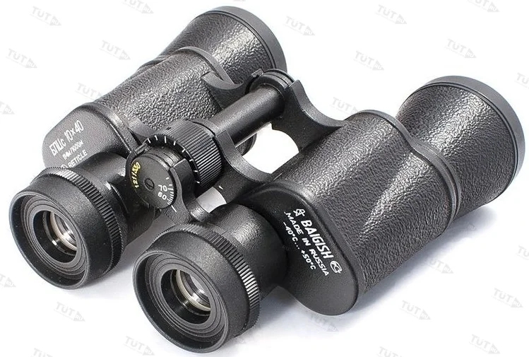 Бинокль БПЦс 10x40 (сетка, рубиновое покрытие линз)