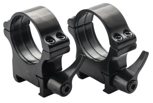 Кольца Rusan быстросъемные Picatinny на 30мм H10 рычажные (050P-30-10-R)