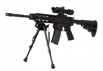 Сошки Firefield Bipod на антабку, регулируемые 228 (слож.) 355 (общ.) - алюминий, Picatinny-адаптер