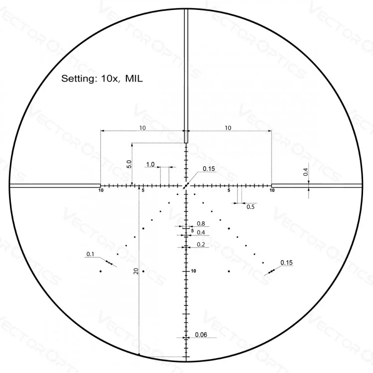 Оптический прицел March 5-40x56 FMA-1 illuminated Reticle (D40V56FIMA8)