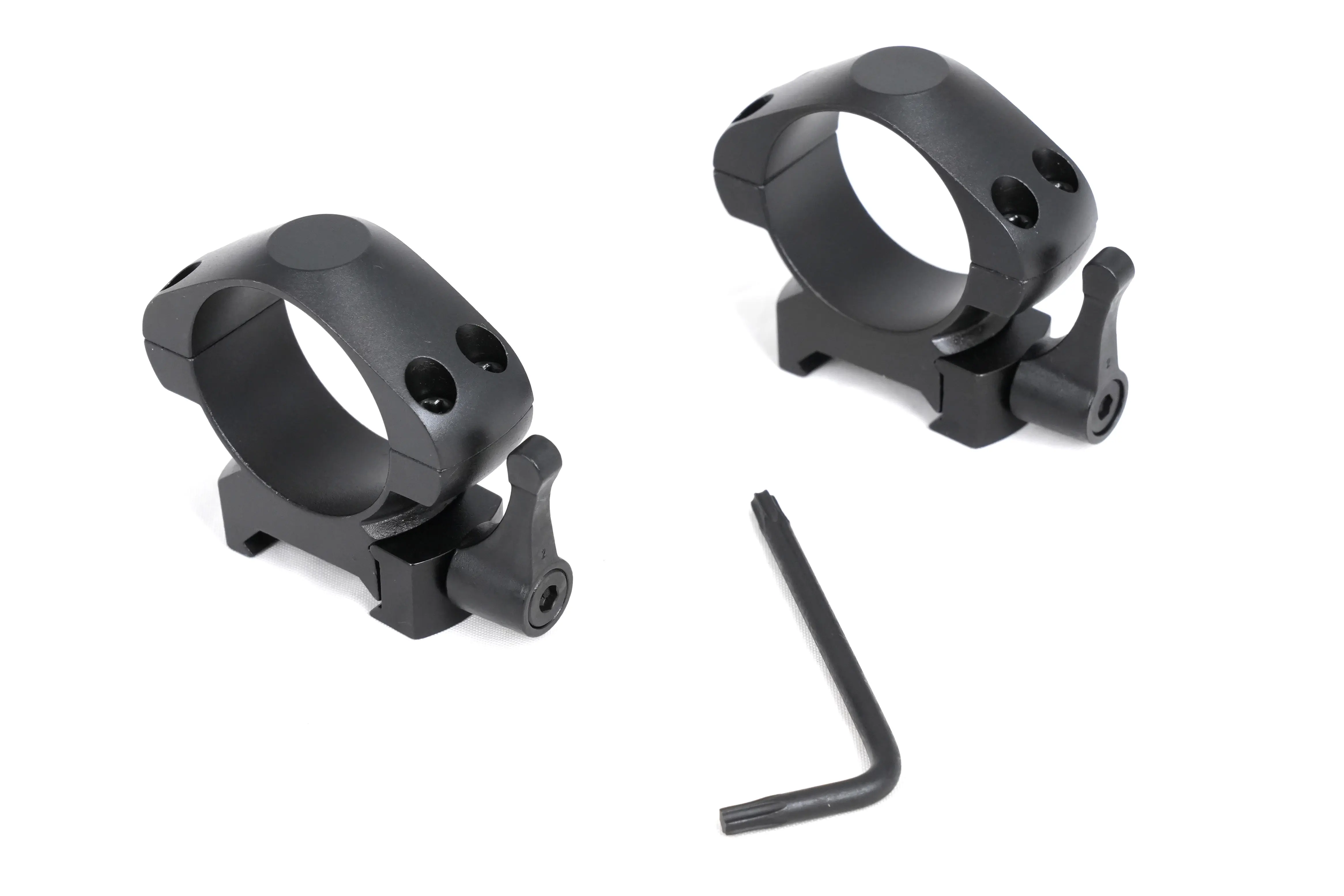 Кольца Arkon 30 мм быстросъемные на weaver / Аркон 30 мм быстросъемные на вивер стальные, средние