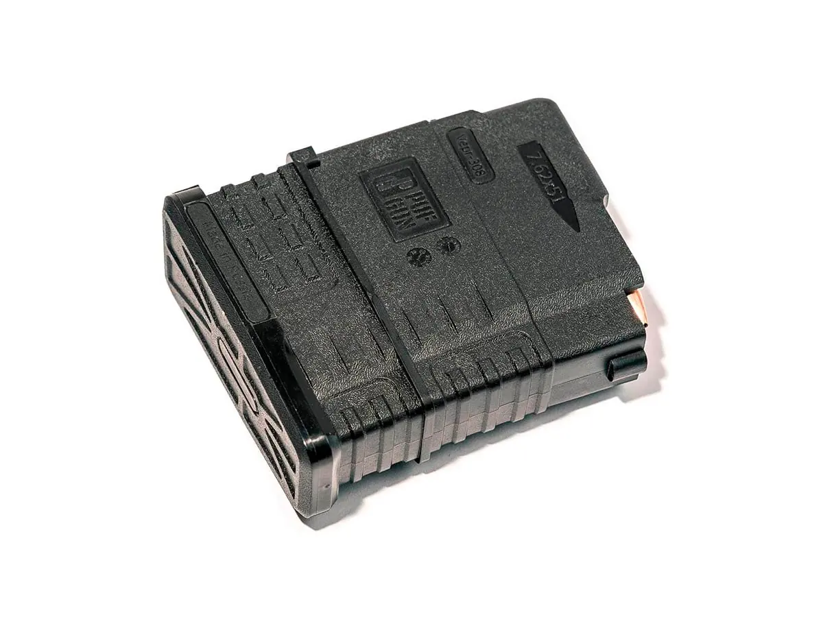 Магазин Pufgun На Вепрь-308, 7,62Х51, 10 Патронов, Полимер, Черный, Возможность Укорочения, 115Гр.