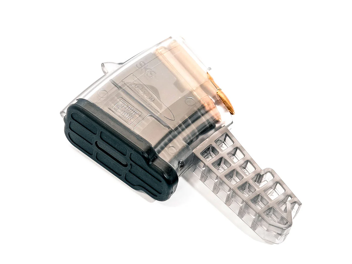 Магазин Pufgun На Скс, 7,62Х39, 5 Патронов, Полимер, Прозрачный, Возможность Укорочения, 80 Гр