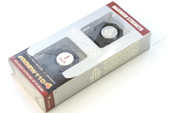 Кольца Leapers UTG 25,4 мм быстросъемные на Weaver с винтовым зажимом, низкие