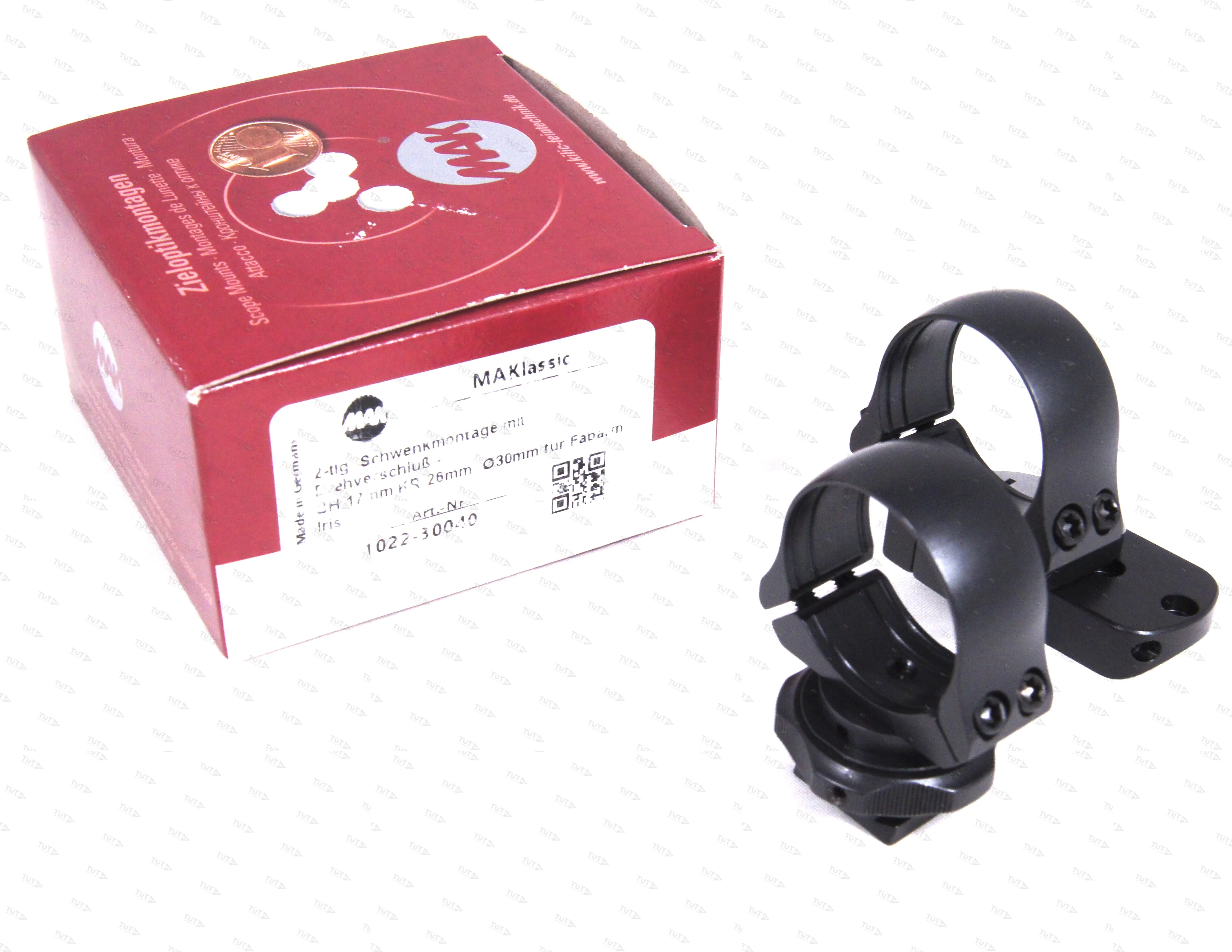 Поворотный кронштейн MAK на карабин Fabarm Iris кольца 30мм