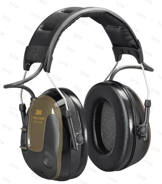Наушники Активные 3M™Peltor™Protac Hunter,Snr 26Db,Нескладное Оголовье,Аудиовход 3,5Мм,Чёрные/Зелёны