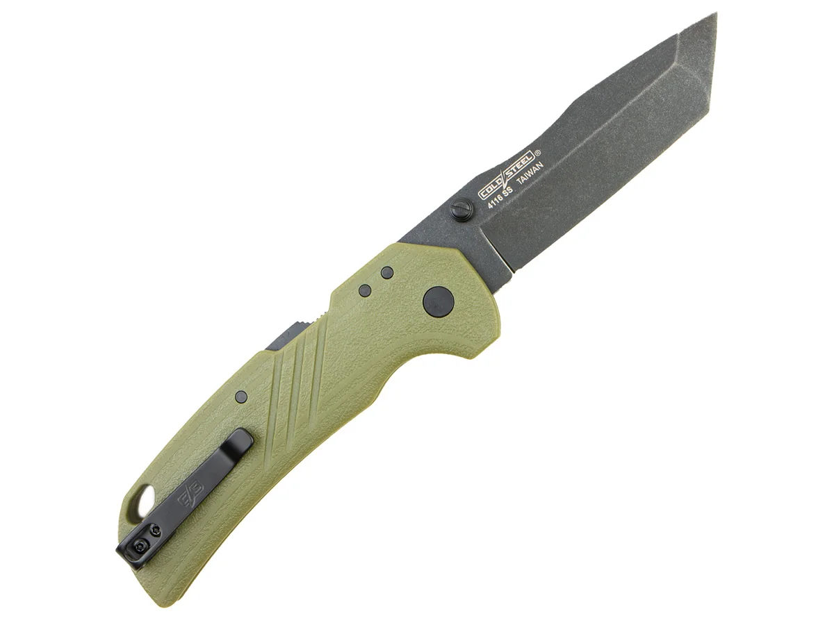 Нож складной Cold Steel Engage 3in OD Green,сталь 4116,рукоять GFN, блистер