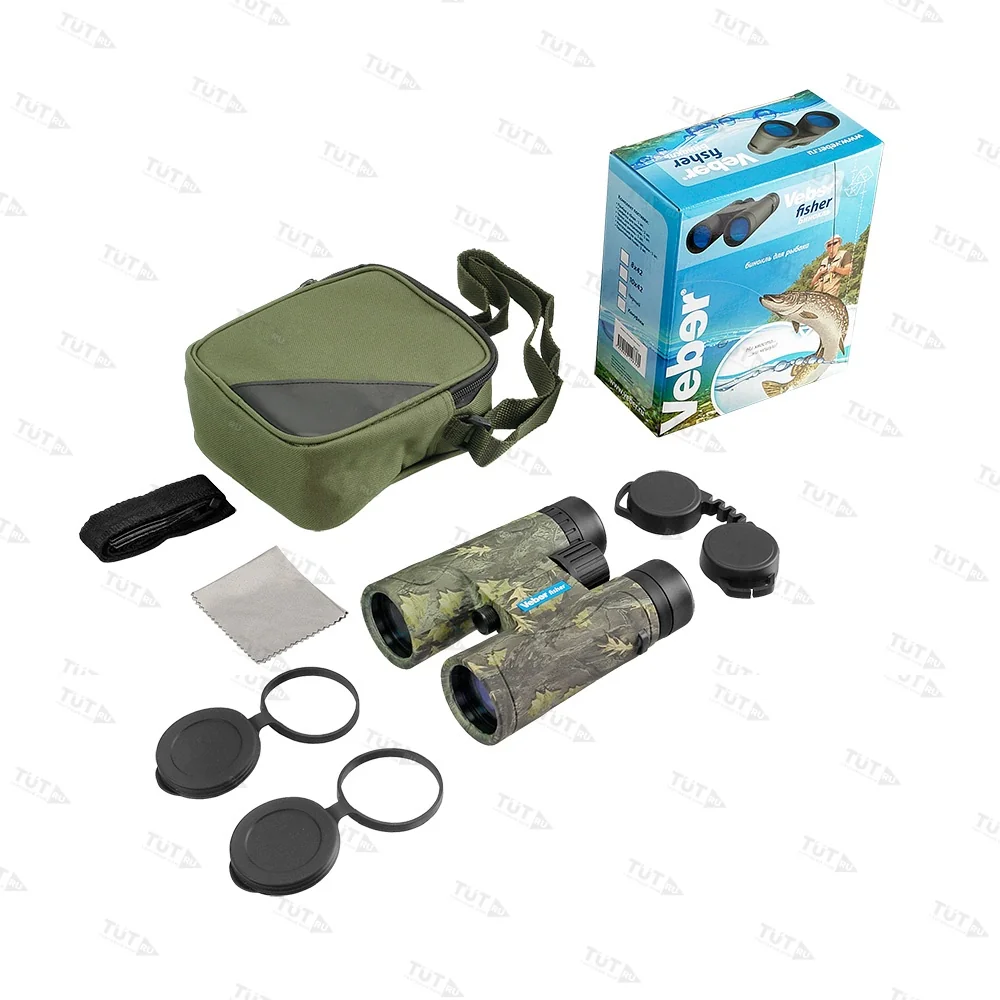 Бинокль 10x42 Veber Fisher (camo)