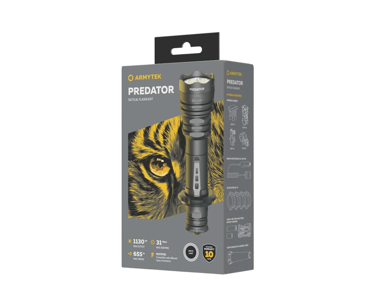 Фонарь Armytek Predator Белый