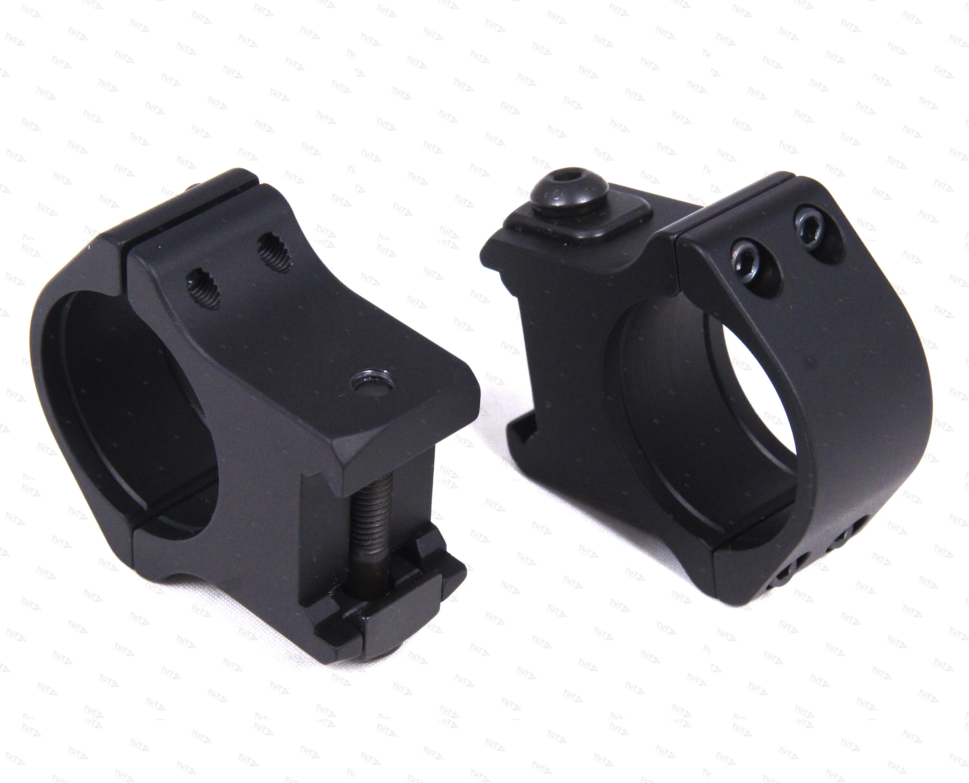 Раздельный кронштейн MAKipp на планку Picatinny, диаметр 30 мм, BH 12,7 мм