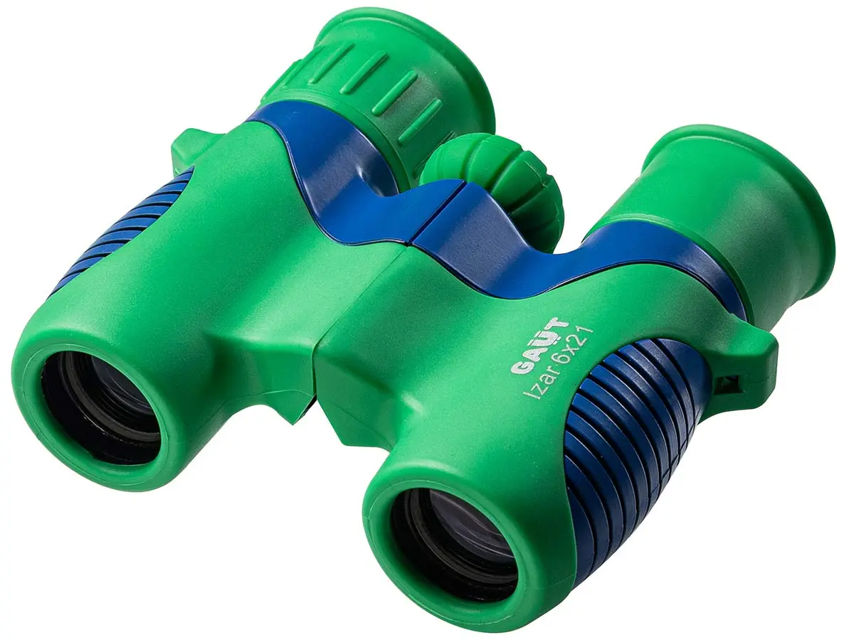 Бинокль Gaut Izar 6X21, Roof-Призмы Bk7, Цвет - Зеленый/Голубой, 200Г
