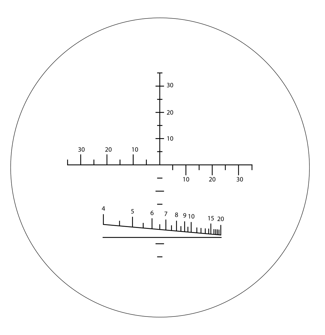 Бинокль ARKON 12x50 с дальномерной сеткой