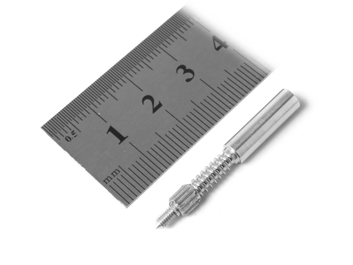 Адаптер-иголка A2S GUN № 2 (дюраль, резьба "мама", дюймовая, 8/36 ДЛЯ DEWEY 22C)