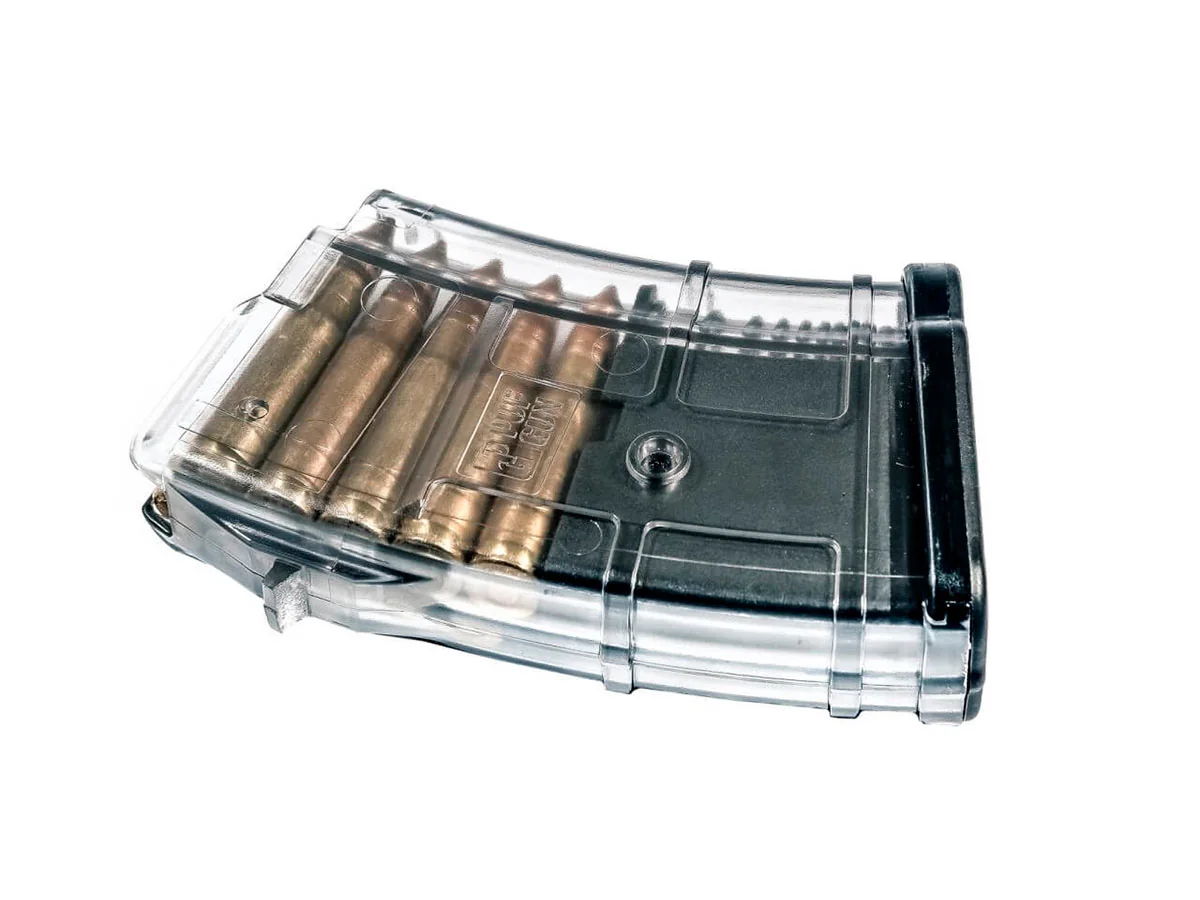 Магазин Pufgun На Впо-133/Сайга-Мк/М (Без Сухаря), 7,62Х39, 10 Патронов, Полимер, Прозрачный, 102Гр.