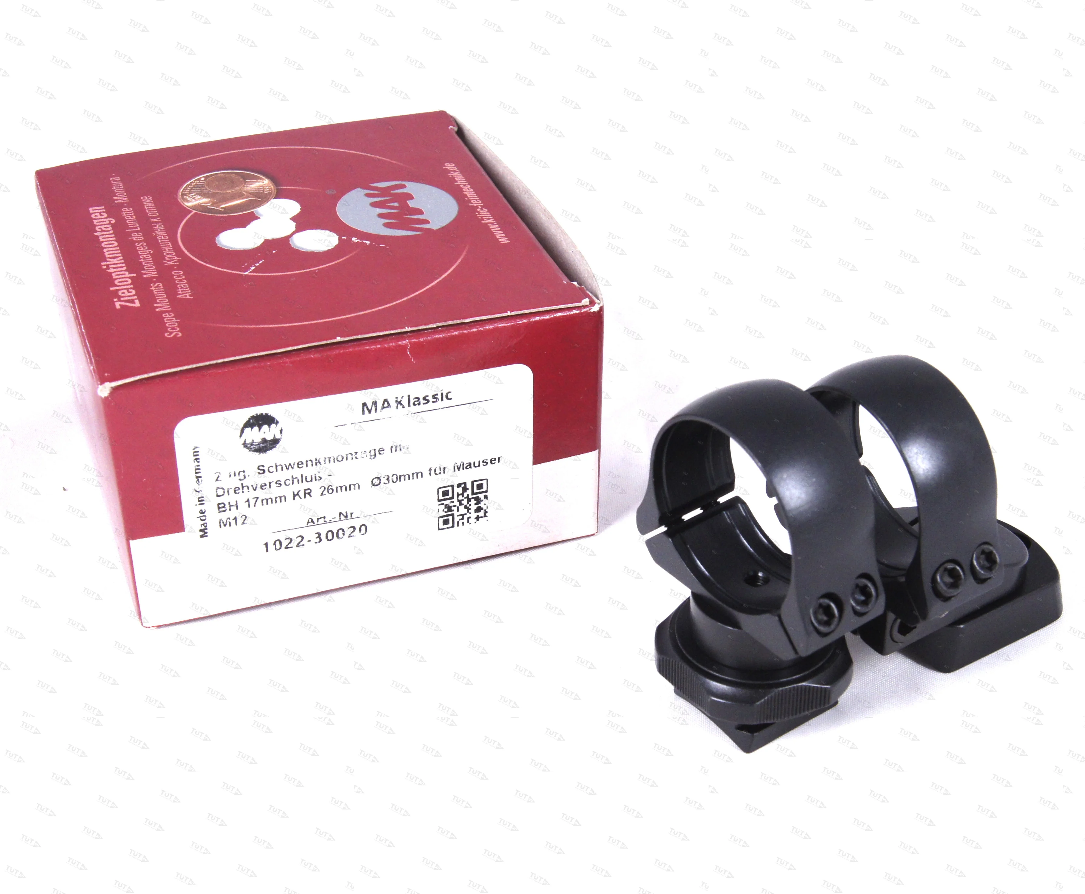 Поворотный кронштейн MAK на Mauser M12 кольца 30мм