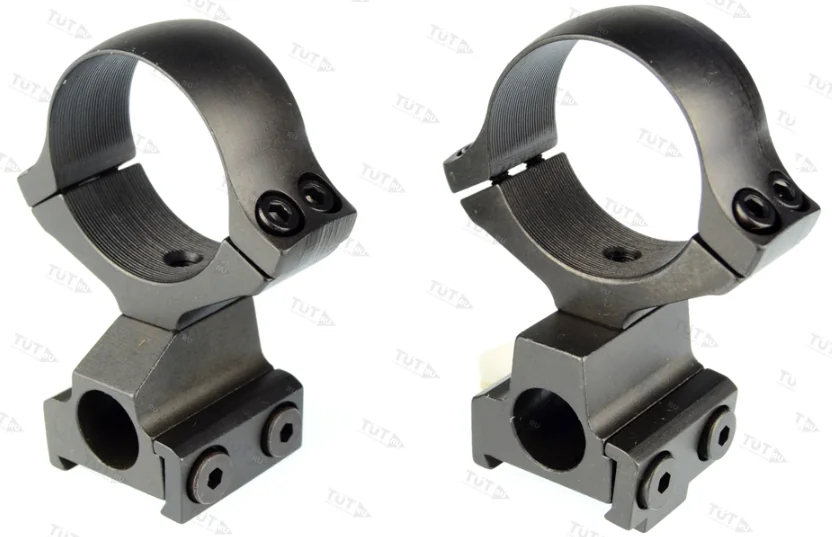 Кольца раздельные KOZAP CZ550/557 Classic D30мм с окном визира BH14.8 (No.12*) низкие