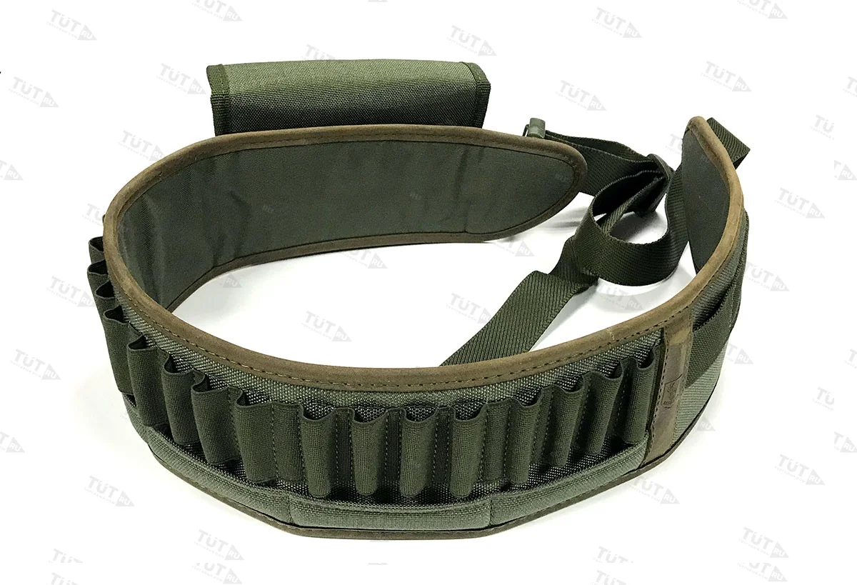 Патронташ 12 кал. (кожа/кордура) Riserva 2196 на 20 патронов