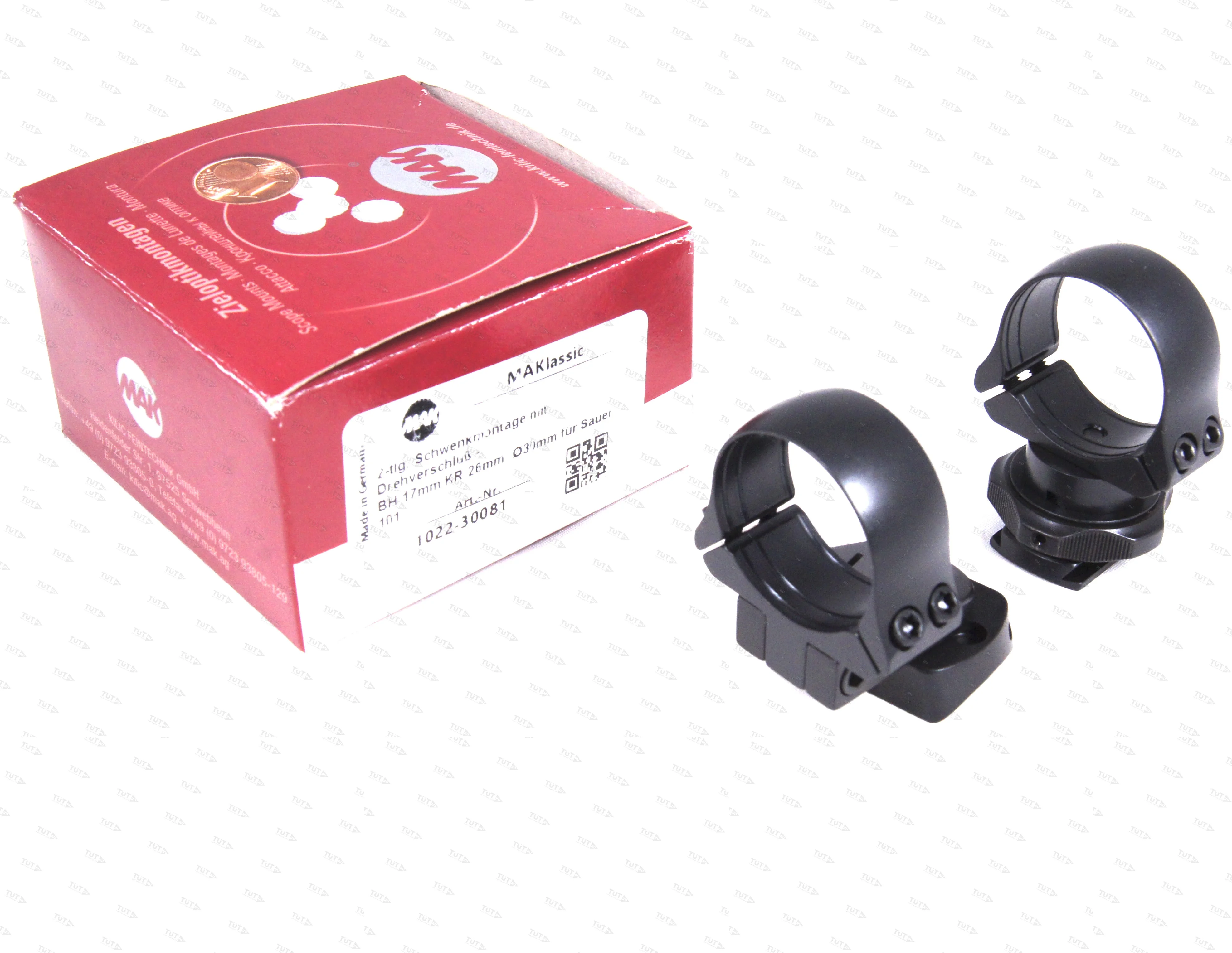 Поворотный кронштейн MAK на карабин Sauer 101 кольца 30мм