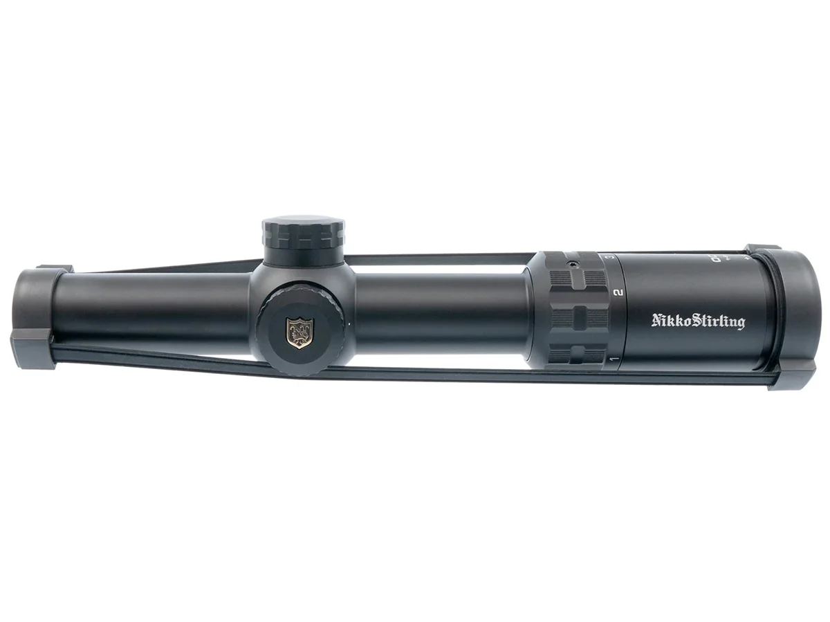 Оптический прицел Nikko Stirling серии OCTA, 1-8x24 30мм, гравированная сетка BDC, подсветка точки