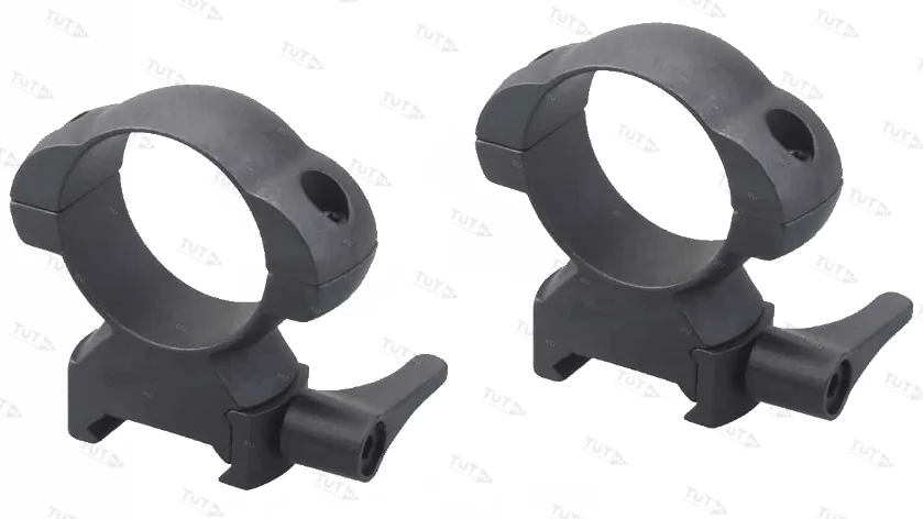 Кольца Vector Optics 30 мм быстросъёмные на Weaver, стальные, высокие