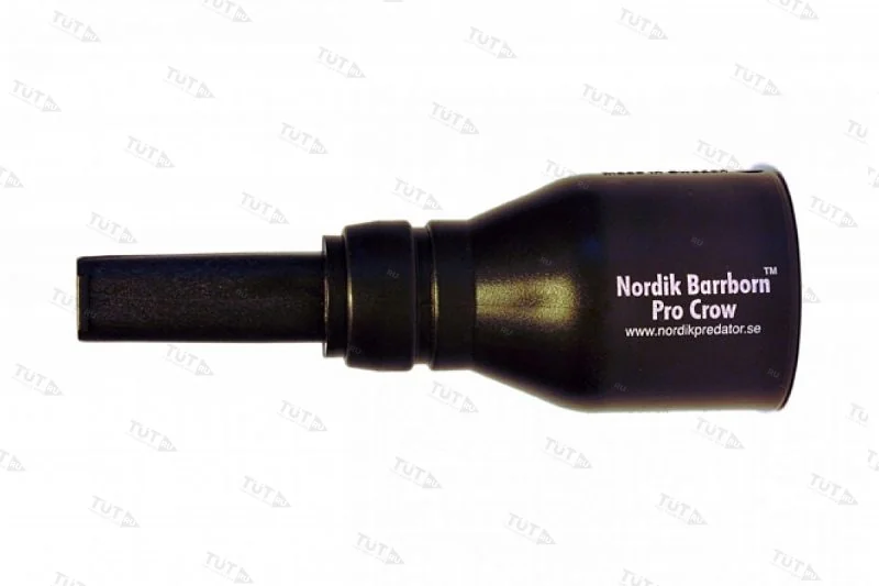 Манок Nordikpredator Pro Crow Barrborn, на ворону, карканье, широкий спектр звуков, черный, пластик