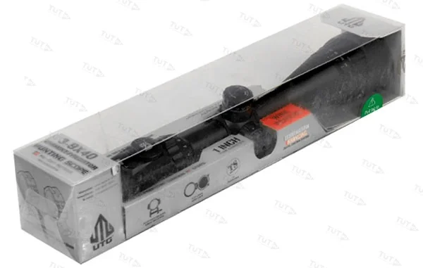 Оптический прицел Leapers True Hunter IE 3-9x40, 25.4 мм, AO, MilDot, подсв., кольца на Weaver/Picat