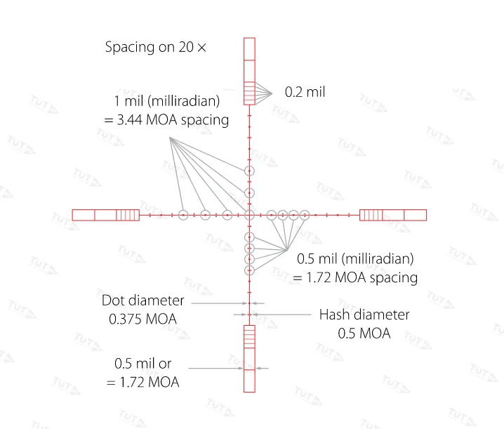 Оптический прицел Hawke Sidewinder Tactical SF 8.5-25х42(20x 1/2 Mil Dot)