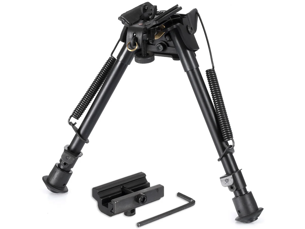 Сошки ShotTime на антабочный винт с качалкой 5 позиций H=20-28см