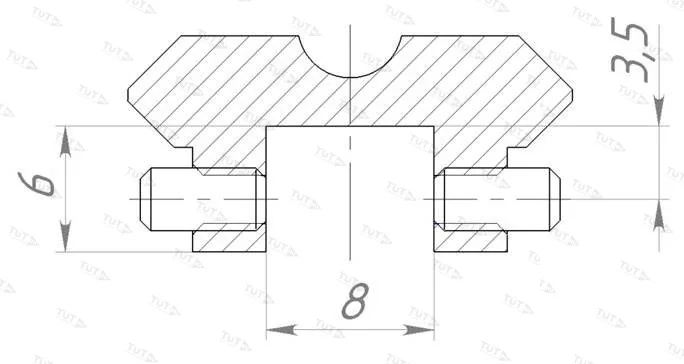 Кронштейн Weaver на ИЖ-27,ТОЗ-34 (МВЖИ.301569.065)