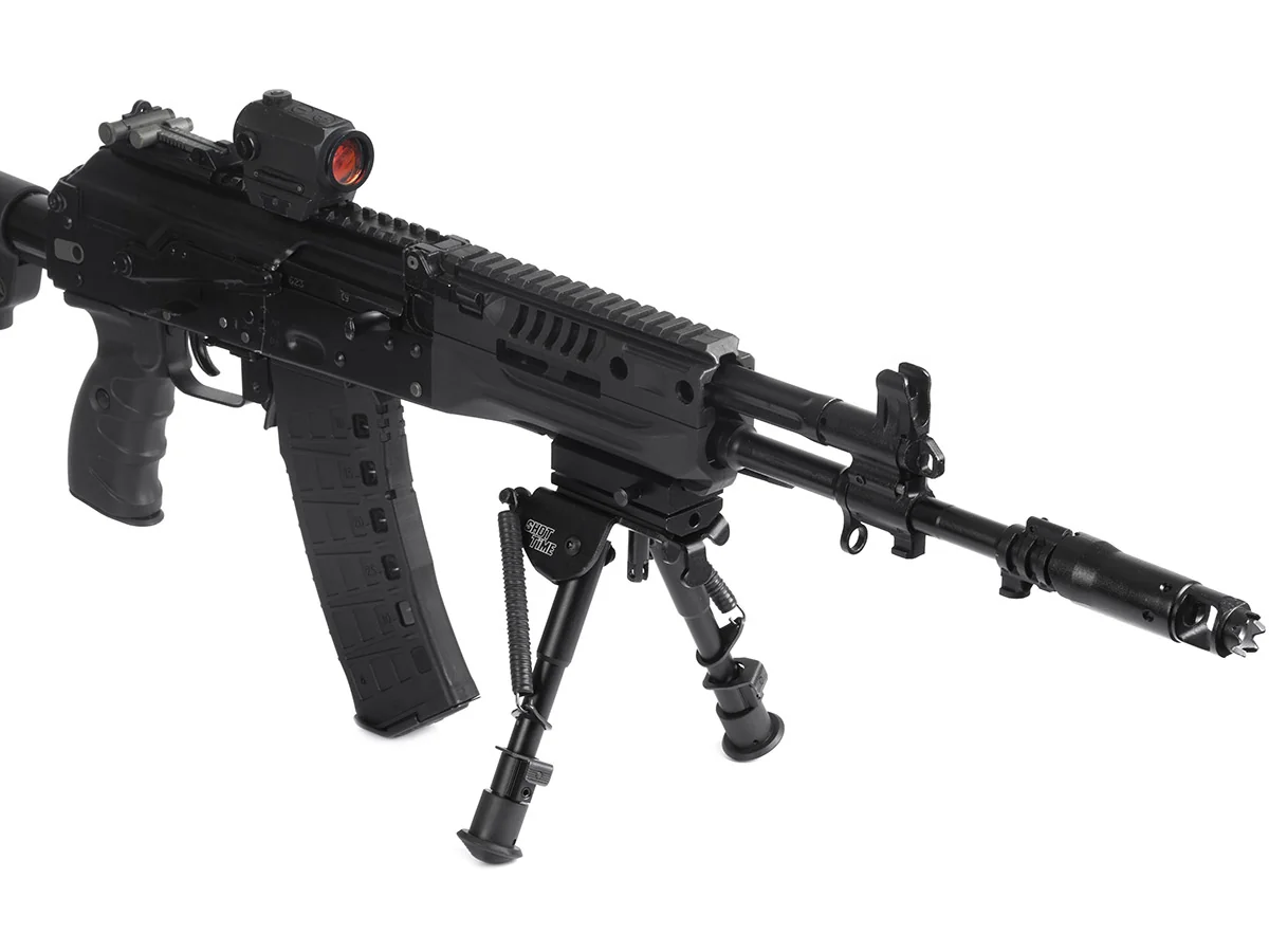 Сошки ShotTime на Weaver быстросъёмные поворотные H=16,5-23см