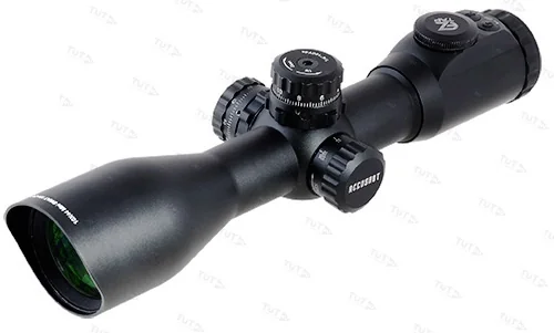 Оптический прицел Leapers Accushot Tactical 10x44, 30мм, AO, MilDot, подсв., кольца на Weaver/Picati