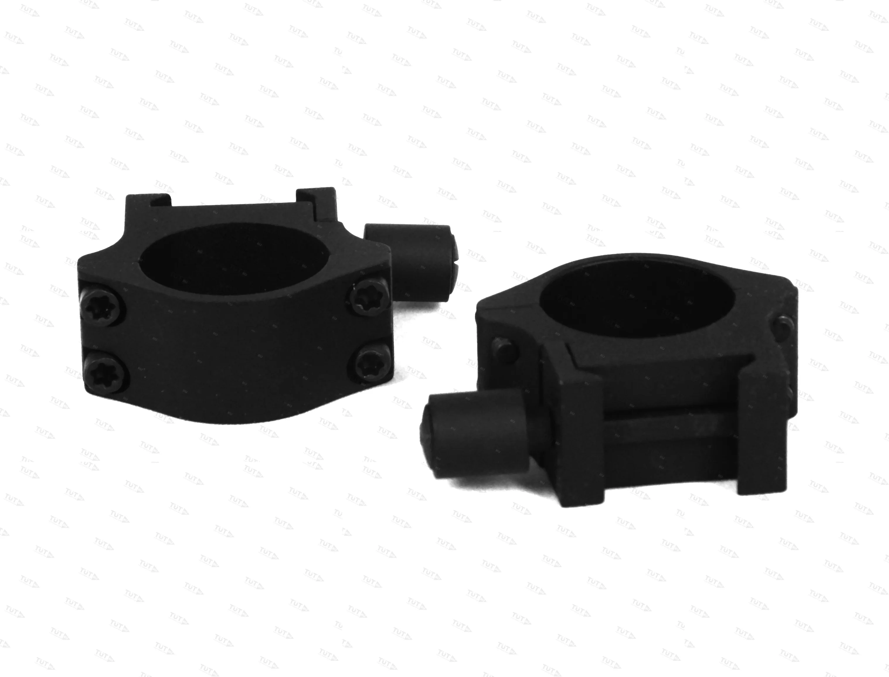 Кольца быстросъемные Hawke стальные на 25.4 мм низкие рычажные