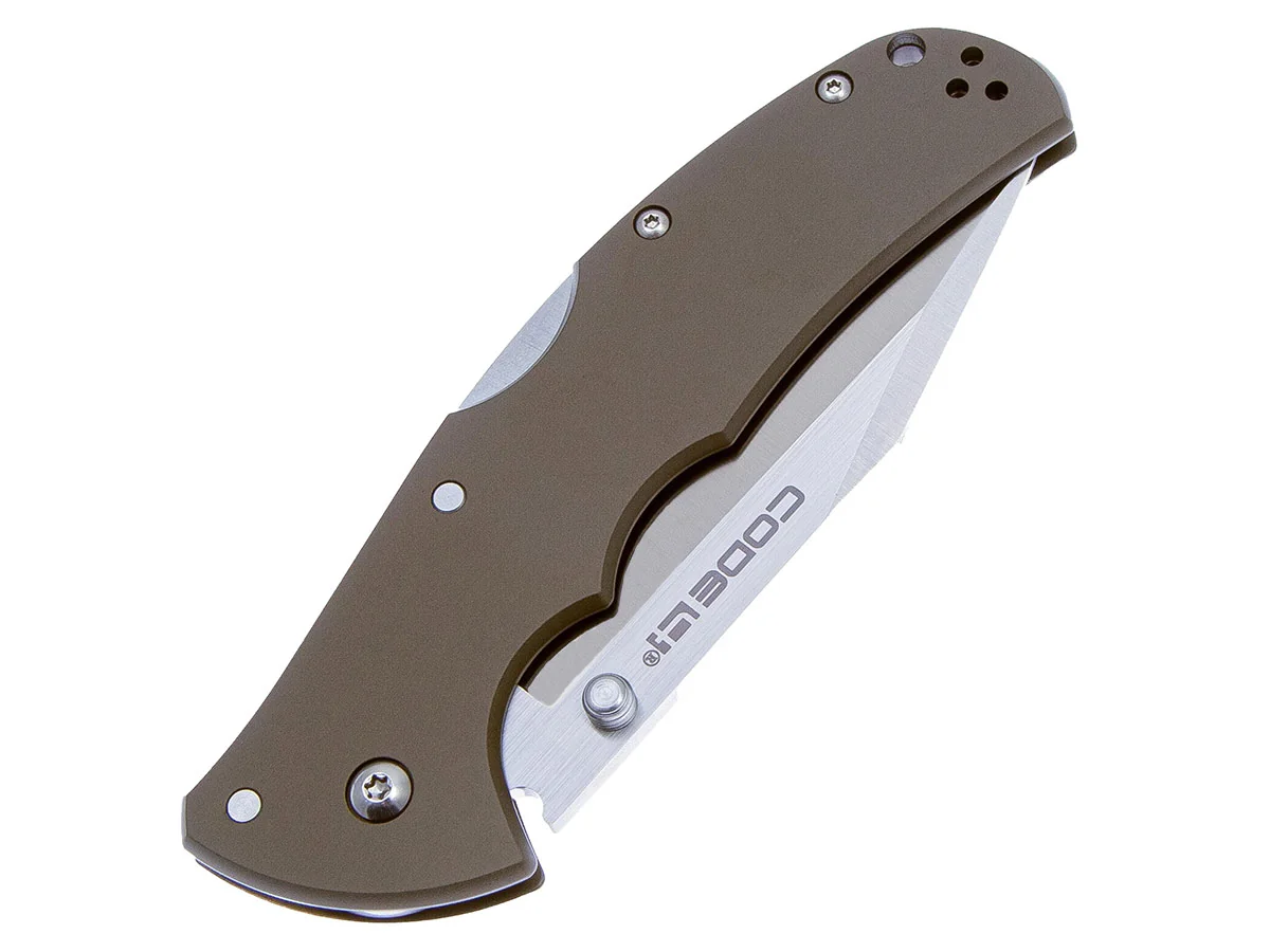 Нож складной Cold Steel Code 4 Clip Point, сталь CPM S35VN, алюминий