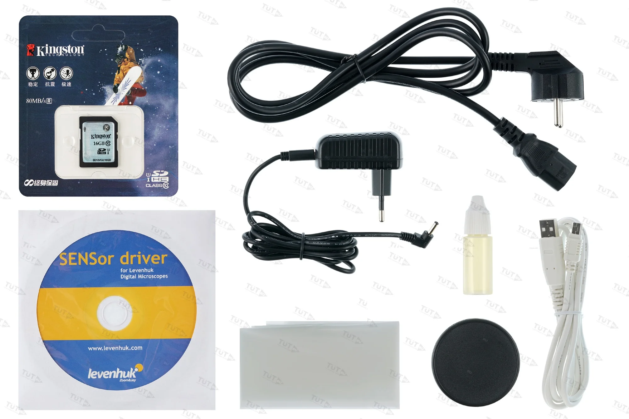 Микроскоп цифровой Levenhuk D90L LCD, монокулярный