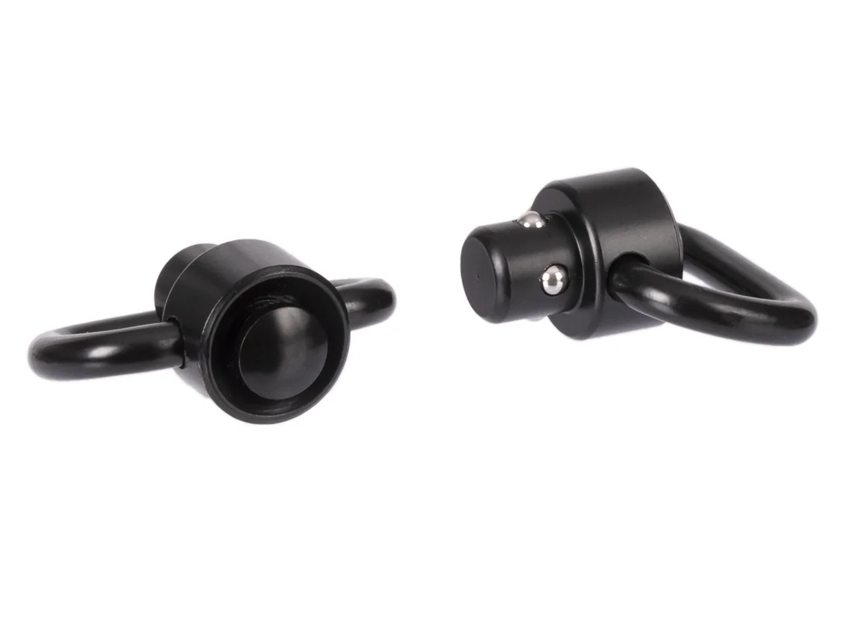 Антабка ShotTime быстросъёмная QD, для ремня 25мм, 2 штуки, чёрная