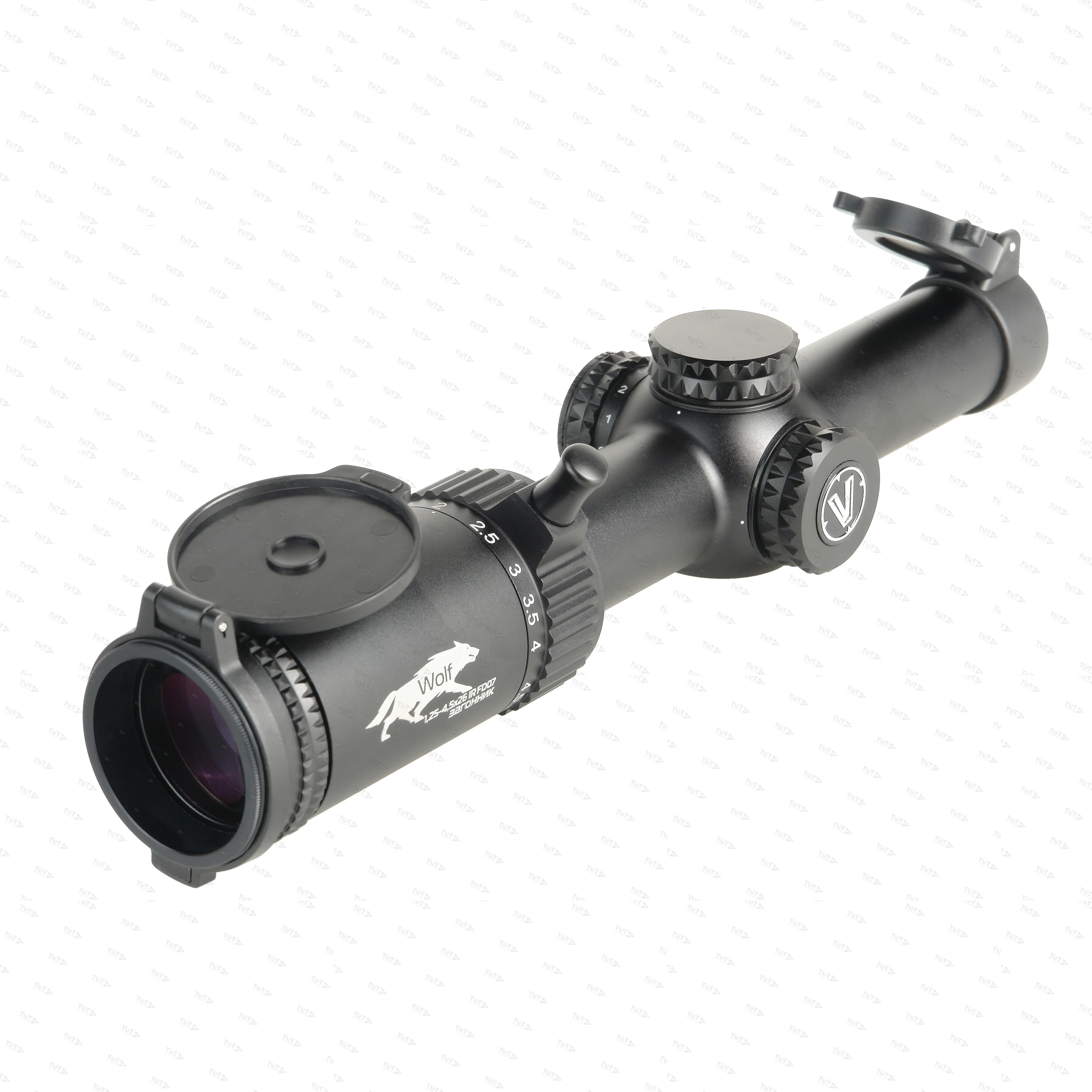Прицел оптический Veber Wolf 1.25-4.5х26 IR FD07