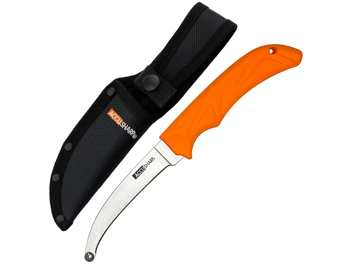 Нож AccuSharp AccuZip Skinning Knife, шкуросъемный, сталь 420
