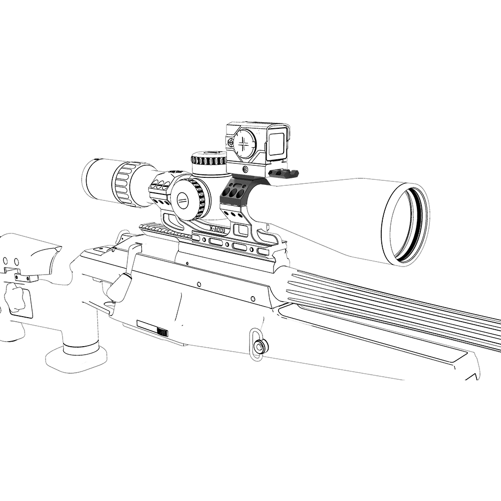 Крепления Vector Optics X-Accu 34 мм