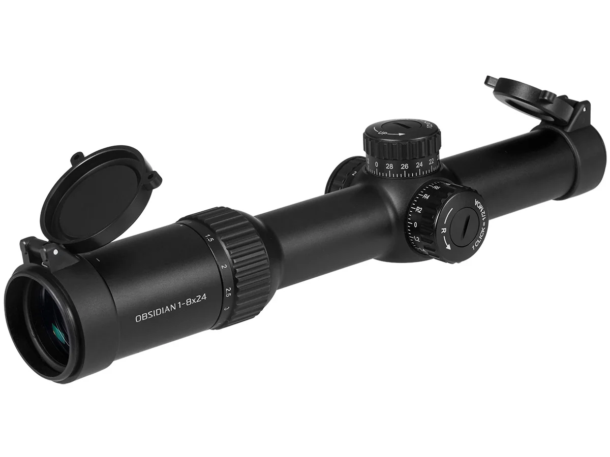 Прицел Gaut  Obsidian 1-8x24, сетка X2, подсветка точки