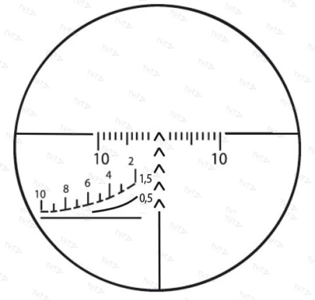 Оптический прицел ПОСП 8х42 В PRO