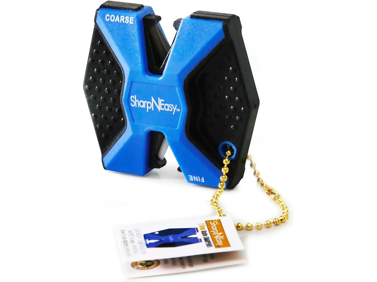 Точилка для ножей AccuSharp SharpNEasy 2-Step, синий/чёрный