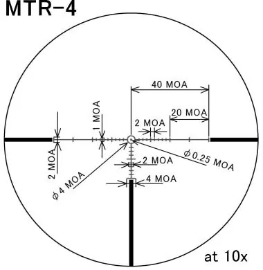 Оптический прицел March 5-50x56 MTR-4 illuminated Reticle (D50V56TI)
