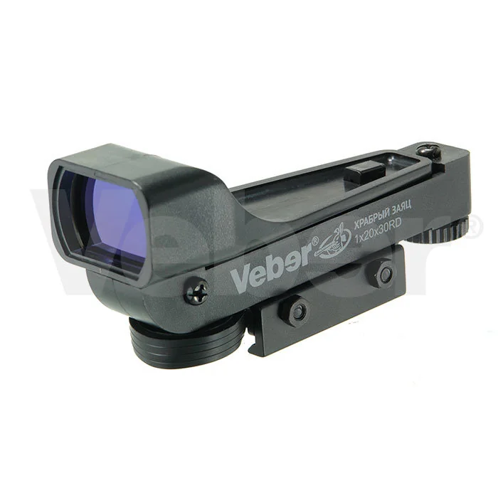 Коллиматорный прицел для пневматики Veber Храбрый Заяц 1х20х30 RD (24814)