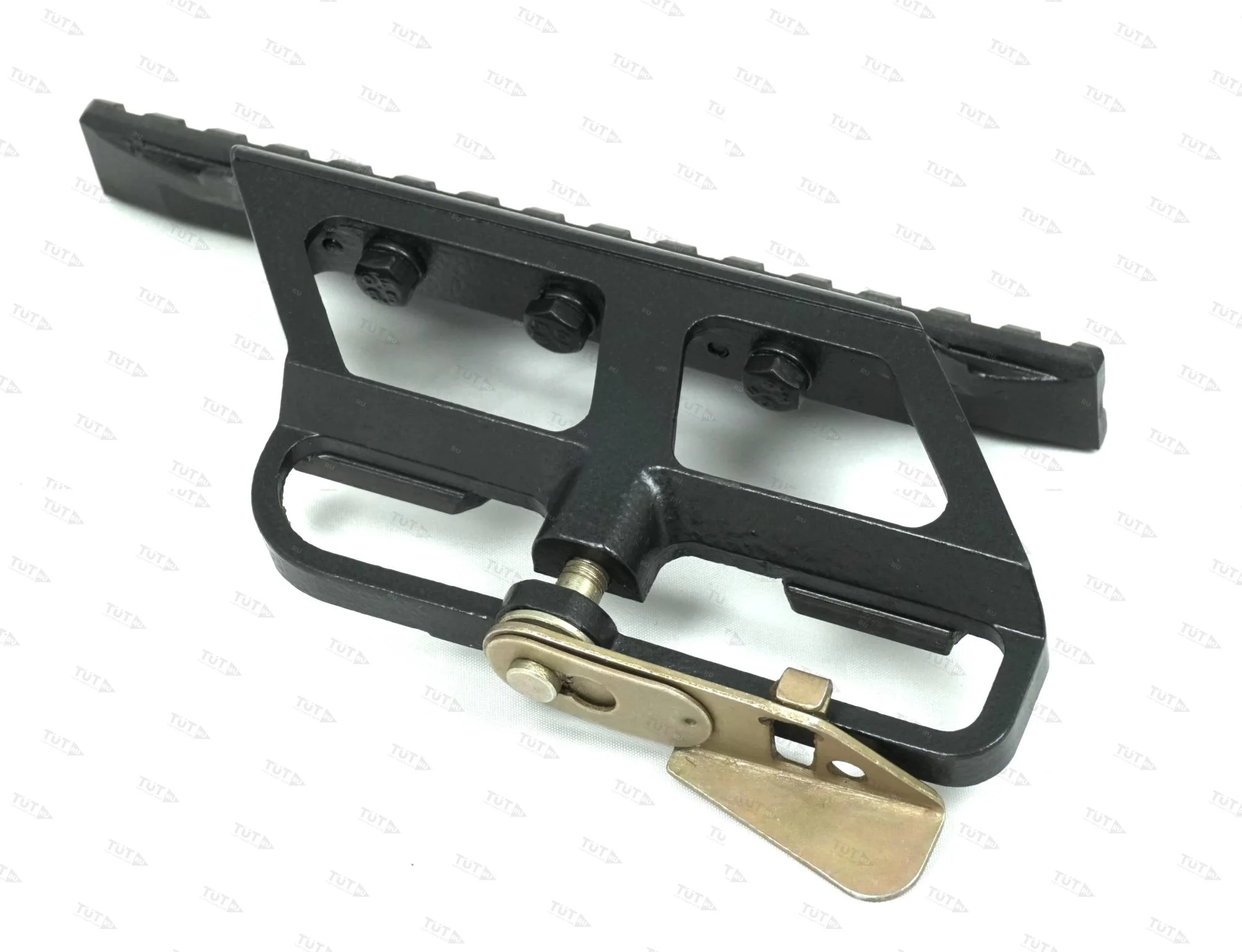 Быстросъемный боковой кронштейн Picatinny 155 мм на АК/Сайга (сталь)