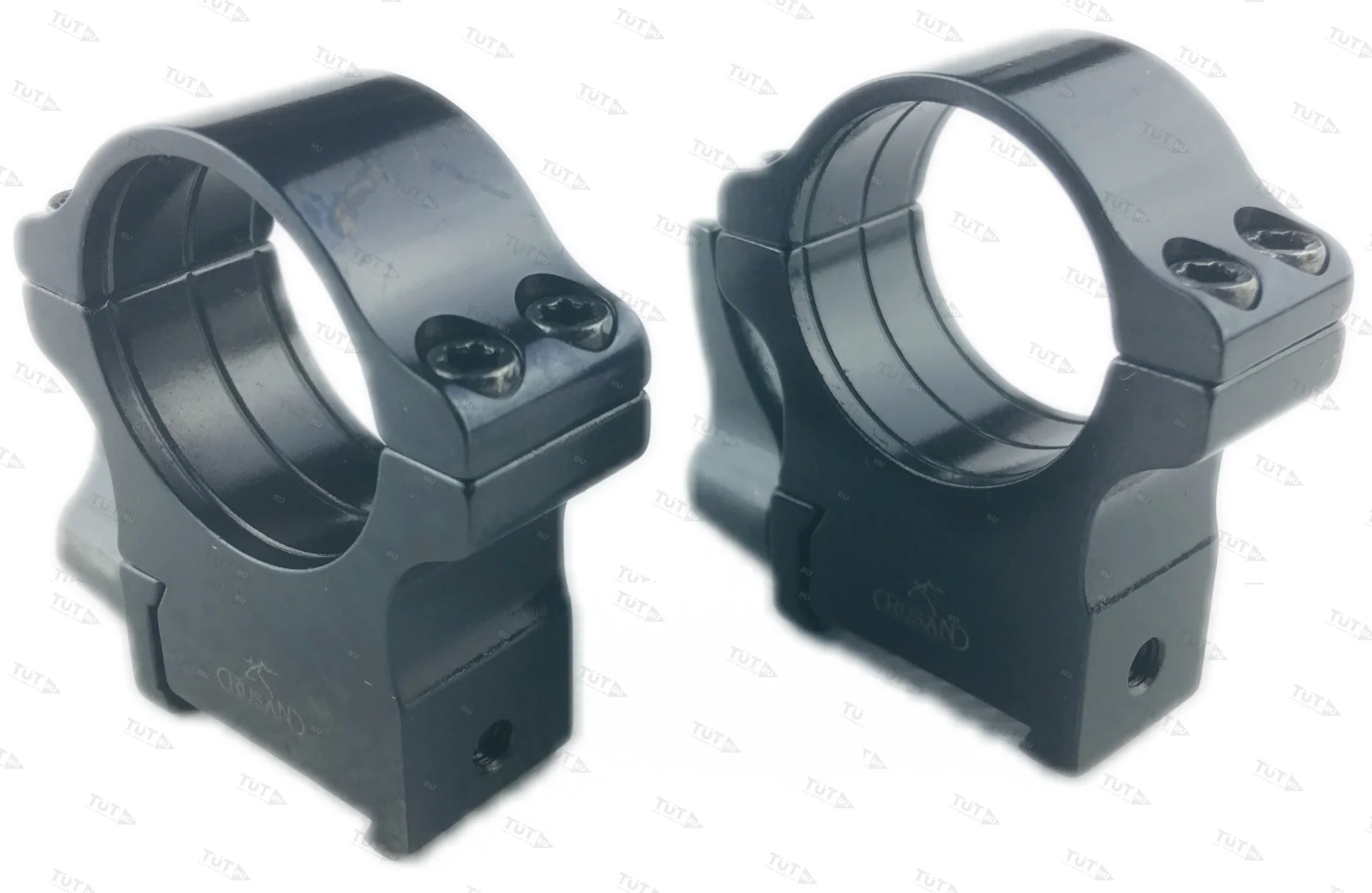 Кольца Rusan быстросъемные Prism 19мм (CZ550) на 25,4мм H15 рычажные (011-19-25,4-15-R)