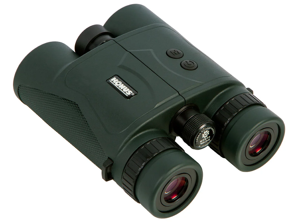 Бинокль с лазерным дальномером Konusrange-2 10x42 до 1200м