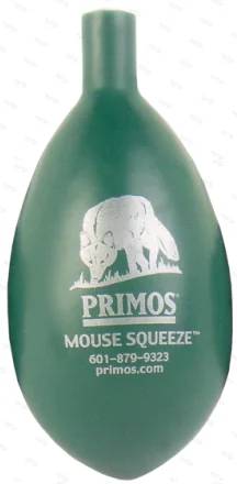 Манок PRIMOS MOUSE SQUEEZE на лису "писк мыши", нажимной, материал - резина, цвет - зеленый